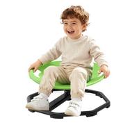 VEVOR Silla Giratoria Sensorial para Niños con Autismo y TDAH de 2-6 Años | para Mejorar la Coordinación Corporal Entrenar el Equilibrio, Carga 50 kg, 430 x 355 mm, Giratorio 360°, Base de Metal, Verde