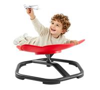 VEVOR Silla Giratoria Sensorial para Niños con Autismo y TDAH de 3-12 Años, Taburete Giratorio 360° para Entrenar la Coordinación Corporal y Equilibrio, Carga 100 kg, Patrón de Elefante, Color Rojo