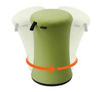 VEVOR Silla Oscilante con Funda de Tela Silla Activa de Altura Ajustable 49-63,5 cm, Taburete Oscilante de Asiento Flexible de Hierro y Esponja para Niños de 12 a 18 Años en Escuela, Hogar, Verde