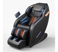 VEVOR Sillón de Masaje 3D, Modo de Gravedad Cero, con Reposapiés Extensible Calefacción Lumbar y Piernas, Control de Pantalla Táctil, Bluetooth, Sillón Relax Reclinable Eléctrico para Hogar Oficina