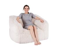 VEVOR Sillón Puff de 1220 x 1190 x 711 mm con Reposabrazos para Adultos, Beige