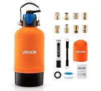 VEVOR Sistema de Agua Desionizada Resina DI de 10 L, Sistema de Lavado de Coche con Válvula de Derivación y Medidor de TDS, para Sistema de Lavado Impecable, para Autos, Casas Rodantes, Ventanas