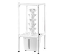 VEVOR Sistema de Cultivo Hidropónico con Luz de Cultivo, Torre Hidropónica Vertical de 6 Niveles con 30 Cápsulas, Bomba de Agua, Kit de Germinación de Plantas para Hierbas, Frutas y Verduras