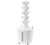VEVOR Sistema de Cultivo Hidropónico, Torre Hidropónica Vertical de 6 Niveles con 30 Cápsulas, Bomba de Agua y Temporizador, Kit de Germinación de Plantas con Circulación de Agua para Hierbas, Frutas