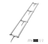 VEVOR Sistema de Guía de Riel de Molino Guía de Fresado de 9 pies 4 Kits de Barra Transversal Sistema de Riel de Aserradero de Aluminio Funciona con Aserraderos de Cadena para Carpinteros de Molinos