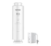 VEVOR Sistema de Ósmosis Inversa, 10 Etapas 600 GPD, Cartucho de Filtro RO por 24 Meses, Reduce el Plomo y el Cloro, Compatible con el Filtro de Agua debajo del Fregadero SS-004, Φ 100 x 341 mm