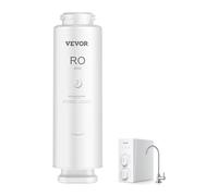 VEVOR Sistema de Ósmosis Inversa, 9 Etapas de 400 GPD, Cartucho de Filtro RO por 24 Meses, Reduce el Plomo, el Cloro y el Óxido, Compatible con el Filtro de Agua Fregadero SS-002, Φ 100 x 341 mm