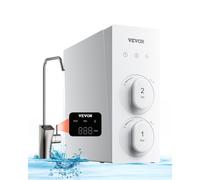 VEVOR Sistema de Ósmosis Inversa, Filtro de Agua por Ósmosis Inversa sin Tanque de 8 Etapas 600 GPD, con Grifo de Pantalla Inteligente, Relación de Pureza a Drenaje de 2:1, 397 x 137 x 347 mm