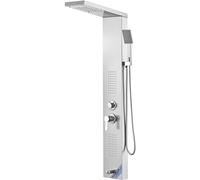 VEVOR Sistema de panel de ducha con 5 modos, torre de panel de ducha LED, lluvia, cascada, 2 chorros de masaje corporal, cabezal de ducha de mano con manguera de 1,5 m, juego de ducha