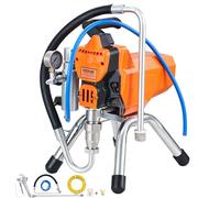 VEVOR - Sistema de Pintura por pulverización (2000 W, pulverizador sin Aire con Manguera de Alta presión, Pistola de Pintura de Pared 3000 PSI, para Pintura a Base de Agua y Aceite Interior Exterior