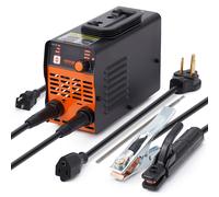 VEVOR Soldador de Arco Eléctrico 220 V 100 A 2 en 1 240 x 105 x 175 mm, ≤ 6 mm
