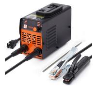 VEVOR Soldador de Varilla de 220 V de Arco/Elevación de 100 A con Pantalla LED Grande, Máquina de Soldadura de Varilla Portátil 2 en 1 con Arranque en Caliente, 240 x 105 x 175 mm, Medio Puente