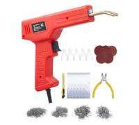 VEVOR Soldador de Plástico, Pistola de Soldadura de Plástico de 100 W con 800 Grapas Calientes, para Automóviles con Luz LED para Kayak, Juguetes, Reparación de Grietas de Plástico, 230 x 160 x 43 mm