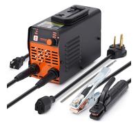 VEVOR Soldador de Varilla de 220 V de Arco/Elevación de 160 A con Pantalla LED Grande, Máquina de Soldadura de Varilla Portátil 2 en 1 con Arranque en Caliente, 240 x 105 x 175 mm, 20%/40 °C