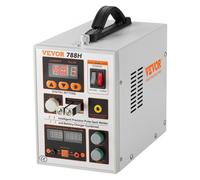 VEVOR Soldador por puntos de batería, soldador por puntos de pulso 788H y cargador de batería, máquina de soldadura de batería portátil 2 modos de soldadura e iluminación LED para níquel puro 0,15 mm