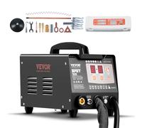 VEVOR Soldador por Puntos y Extractor de Abolladuras 3 kW Kit de Reparación de Abolladuras con Soldador de Pernos con 2 Pistolas de Soldadura 7 Modos Máquina de Reparación de Abolladuras para Autos