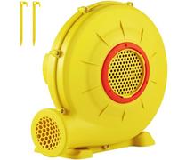 VEVOR Soplador de Aire Inflable de 450 W 0,6 HP, Soplador Portátil y Potente para Casa de Rebote, Ventilador de Bomba de Aire Comercial de 1750 Pa, para Castillo Hinchable Inflable 35 x 21,5 x 37 cm