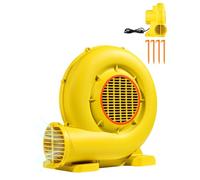 VEVOR Soplador de Aire para Castillos Inflables, 590 W y 690 W, 1,0 HP, Bomba Comercial, Ventilador Eléctrico 2750 RPM, Perfecto a Castillos Inflables, Toboganes de Agua, Amarillo, 360 x 230 x 370 mm