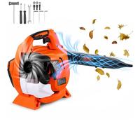 VEVOR Soplador de Hojas a Gas, Soplador de Hojas Portátil de 26 cc, Tanque de Combustible de 2 Tiempos de 0,41 L, Volumen de Aire de 425 CFM, Velocidad de 95 MPH para Césped, Limpieza de Hojas
