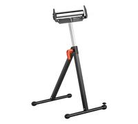 VEVOR Soporte con Rodillos Carga de 113 kg Altura Ajustable 685,8-1092,2 mm, con Cabezal de Rodillo de Acero Pulido de 292,1 mm, para Soporte de Extensión para Carpintería con Salida de Sierra de Mesa