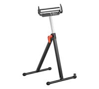 VEVOR Soporte con Rodillos Carga de 113 kg Altura Ajustable 685,8-1092,2 mm, con Cabezal de Rodillo de Acero Pulido de 292,1 mm, para Soporte de Extensión para Carpintería con Salida de Sierra de Mesa