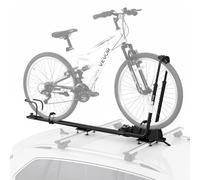VEVOR Soporte de Bicicletas para Techo de Coche Carga 20 kg con Doble Brazo | Para Coches y SUV, de Aleación de Aluminio y Acero Q235, Sistema de Bloqueo, para Almacenamiento y Transporte de Bicicletas