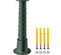 VEVOR Soporte de bomba de agua manual antiguo de hierro fundido con agujeros predefinidos de 1,3 cm para una fácil instalación, soporte de bomba de mano de moda antigua para el hogar, patio, estanque,