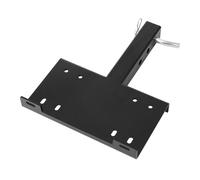 VEVOR Soporte de Cabrestante, Soporte de Enganche de Remolque con Receptor de 50,8 mm, Diseño de 2 Orificios de Montaje, Capacidad de 6803 kg para Vehículos Todoterreno, UTV y Camionetas, Negro