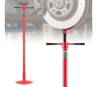 VEVOR Soporte de Elevación Inferior Capacidad de 500 kg Soporte para Debajo del Polipasto Elevación de 137,2-213 cm, Manija Giratoria Montado en Cojinete, Tornillo Roscado Autoblocante para Garajes