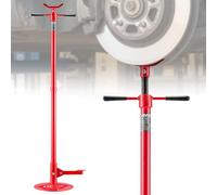 VEVOR Soporte de Elevación Inferior Capacidad de 750 kg, Soporte para Debajo del Polipasto Elevación de 132-203,2 cm, Manija Giratoria Montado en Cojinete, con Pedal, para Tareas de Reparación