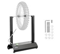 VEVOR Soporte de Equilibrado de Neumáticos para Motocicleta, Carga de 40 kg, con Conos de Centrado Ajustables y Puntero de Centrado, Ayuda para el Montaje de Neumáticos para Ruedas de φ 812,8 mm