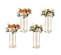 VEVOR Soporte de Flores para Boda 4 PCS Estante de Exhibición de Metal 60 cm