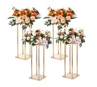 VEVOR Soporte de Flores para Boda 4 PCS Estante de Exhibición de Metal 80 cm