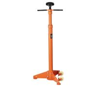 VEVOR Soporte de Gato para Polipasto Inferior, Capacidad 0,75 T, Elevación de 975 a 1915 mm, Manija Giratoria Montada en Cojinete, Tornillo Roscado Autoblocante, Dos Ruedas, 466 x 460 x 975 mm