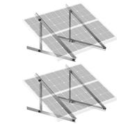 VEVOR Soporte de Montaje para Panel Solar Inclinable Ajustable 0-90° 114cm 2 PCS