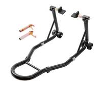 VEVOR Soporte de Moto para Carga de Rueda Trasera 0,39T Soporte de Taller con Brazo Ajustable Soporte de Rueda de Acero Elevador de Moto Compatible con Diámetro de Rueda 350mm Reparación Mantenimiento