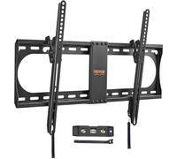 VEVOR Soporte de Pared de TV para Televisores de 37" a 70" Soporte de pared de Televisor Inclinable Carga de 60 kg Soporte de TV Universal VESA Máx. 600x400 mm Mín. 200x100 mm para Hogar Oficina Clase