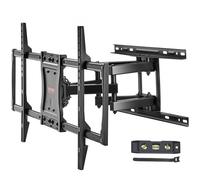 VEVOR Soporte de Pared para Televisores de Pantalla de 37"-70" Carga de 60 kg Soporte de Acero al Carbono Inclinable y Giratorio VESA Máximo 600x400 mm con 4 Brazos Articulados para Casa Oficina
