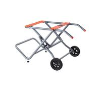 VEVOR Soporte de Sierra de Mesa Portátil con Ruedas de Goma de 203 mm, Gris