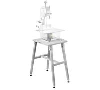 VEVOR Soporte de Suelo para Sierra de Huesos Altura Ajustable, Mesa para Máquina Cortadora de Huesos, Estructura en Forma de H, Almohadillas Antideslizantes, Apto para Modelos BS-130 y BS-250