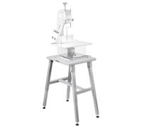 VEVOR Soporte de Suelo para Sierra de Huesos Altura Ajustable, Mesa para Máquina Cortadora de Huesos, Estructura en Forma de H, Almohadillas Antideslizantes, Apto para Modelos BS-130 y BS-250