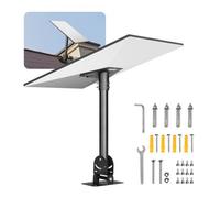 VEVOR Soporte de Techo de Starlink Gen 3, Adaptador de Poste de Techo con Ángulo Ajustable de 30 a 150°, Kit de Tubería Estándar Starlink Gen 3 de Acero Resistente, Compatible con Gen3 y V3, Negro