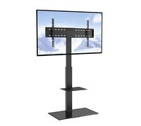 VEVOR Soporte de TV Portátil Soporte Giratorio para Televisor de 81,3 - 216 cm Altura Ajustable, Capacidad de Carga de 40 kg, Vesa Máxima 400 x 800 mm, para Sala de Estar, Hogar, Oficina, Aula