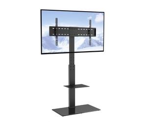 VEVOR Soporte de TV Portátil Soporte Giratorio para Televisor de 81,3 - 216 cm Altura Ajustable, Capacidad de Carga de 40 kg, Vesa Máxima 400 x 800 mm, para Sala de Estar, Hogar, Oficina, Aula