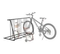 VEVOR Soporte para Aparcar 6 Bicicletas para Neumáticos hasta 7,62 cm de Ancho Aparcabicicletas de Doble Cara Soporte de Suelo para Guardar Bicicletas en Garaje, Aparcamiento, Interior, Exterior