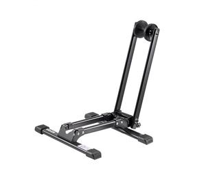 VEVOR Soporte para Aparcar Bicicletas de Montaña y Carretera de 508 a 685.8 mm Soporte de Suelo Plegable para Bicicleta de Acero para Entrada, Garaje, Casa, Aparcamiento, Almacenamiento, Negro