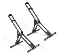 VEVOR Soporte para Bicicleta Plegable de Acero Juego de 2, Portabicicletas | Independiente para Ruedas de 20 a 29 Pulgadas (508 a 737 mm) para Garaje Apartamento Salas de Estar Balcones Hogar, Negro