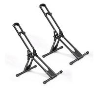 VEVOR Soporte para Bicicleta Plegable de Acero Juego de 2, Portabicicletas | Independiente para Ruedas de 20 a 29 Pulgadas (508 a 737 mm) para Garaje Apartamento Salas de Estar Balcones Hogar, Negro