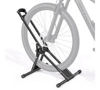 VEVOR Soporte para Bicicleta Plegable de Acero, Portabicicletas Independiente para Ruedas de 20 a 29 Pulgadas (508 a 737 mm) para Garaje, Apartamento, Salas de Estar, Balcones y Hogar, Color Negro