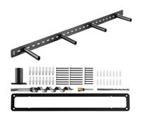 VEVOR Soportes Flotantes para Estantes de Alta Resistencia, 1 Pieza, 1092,2 x 157,4 x 38,1 mm, Soporte Oculto, Capacidad de Peso de 104 kg para Montaje en Pared, Resistente al Óxido, Color Negro